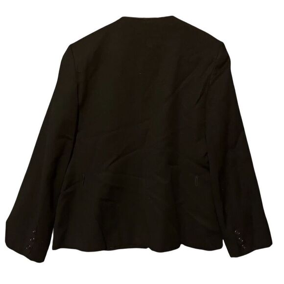 Daniel for Spellbound Women's Black Striped Skirt Suit Set Size 8 Vintage - Picture 7 of 8